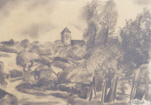 Heuvellandschap Frankrijk