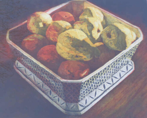 Bak met appels en peren