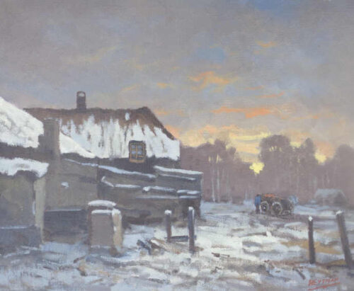 Wintertafereel