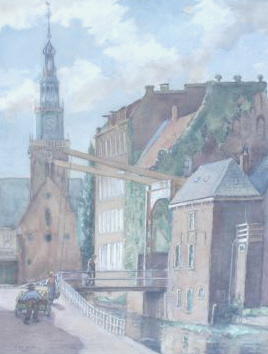 Gezicht op de Waag